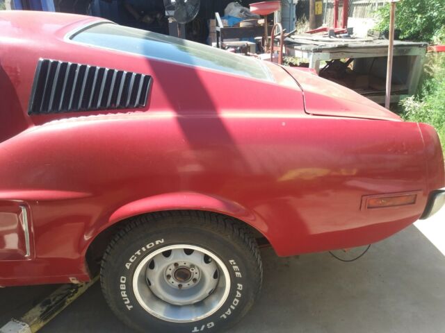 1968 Red Ford Mustang Fastback