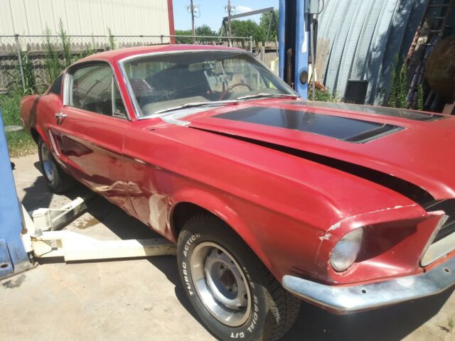 1968 Red Ford Mustang Fastback