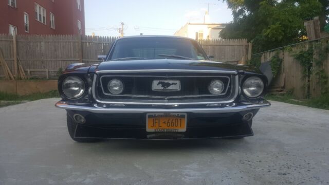 1968 Black Ford Mustang Fastback