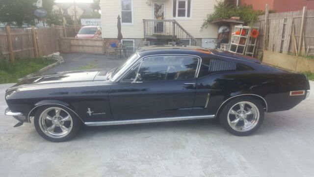 1968 Black Ford Mustang Fastback