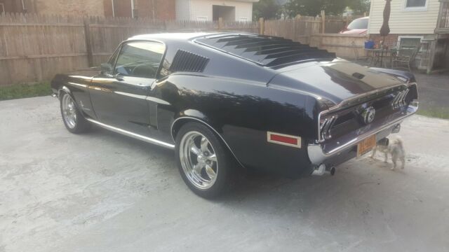 1968 Black Ford Mustang Fastback
