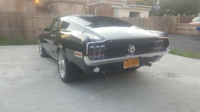 1968 Black Ford Mustang Fastback