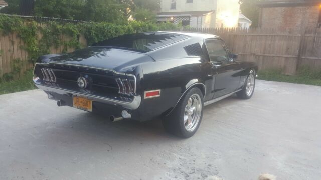 1968 Black Ford Mustang Fastback