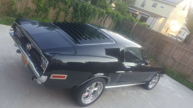 1968 Black Ford Mustang Fastback