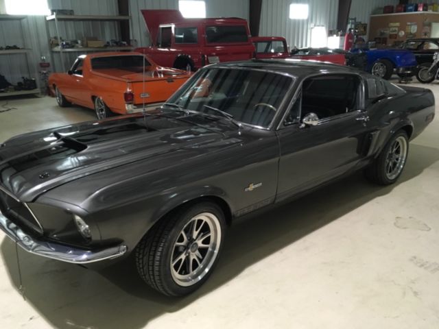 1968 Black Ford Mustang Fastback