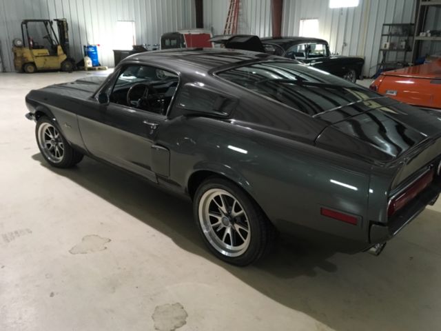 1968 Black Ford Mustang Fastback