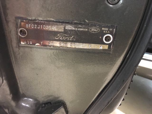 1968 Black Ford Mustang Fastback