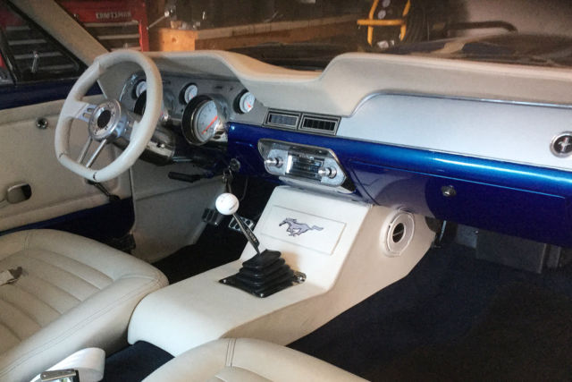 1968 White Ford Mustang Fastback