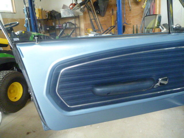 1968 Blue Ford Mustang Fastback