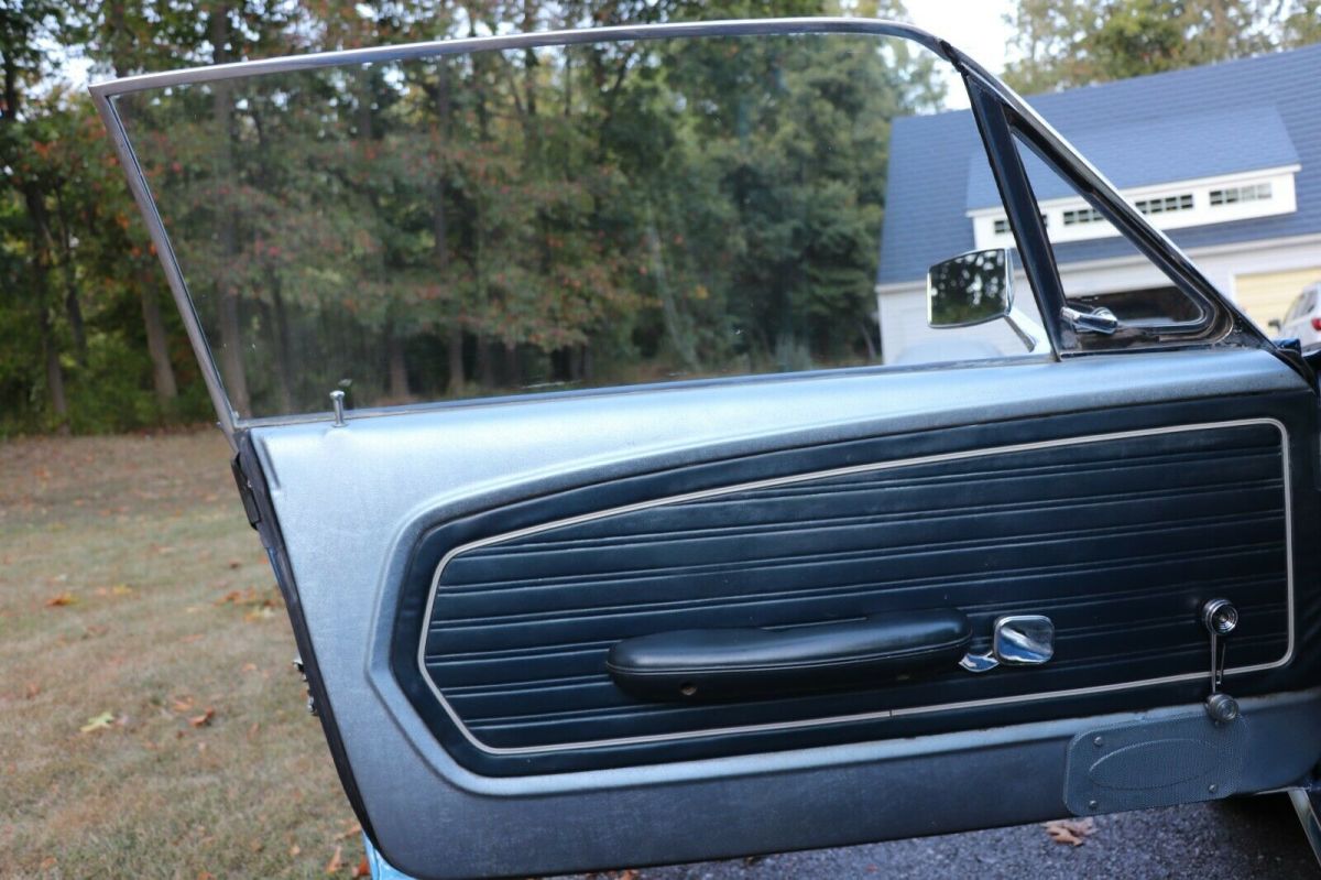 1968 Acapulco Blue Ford Mustang
