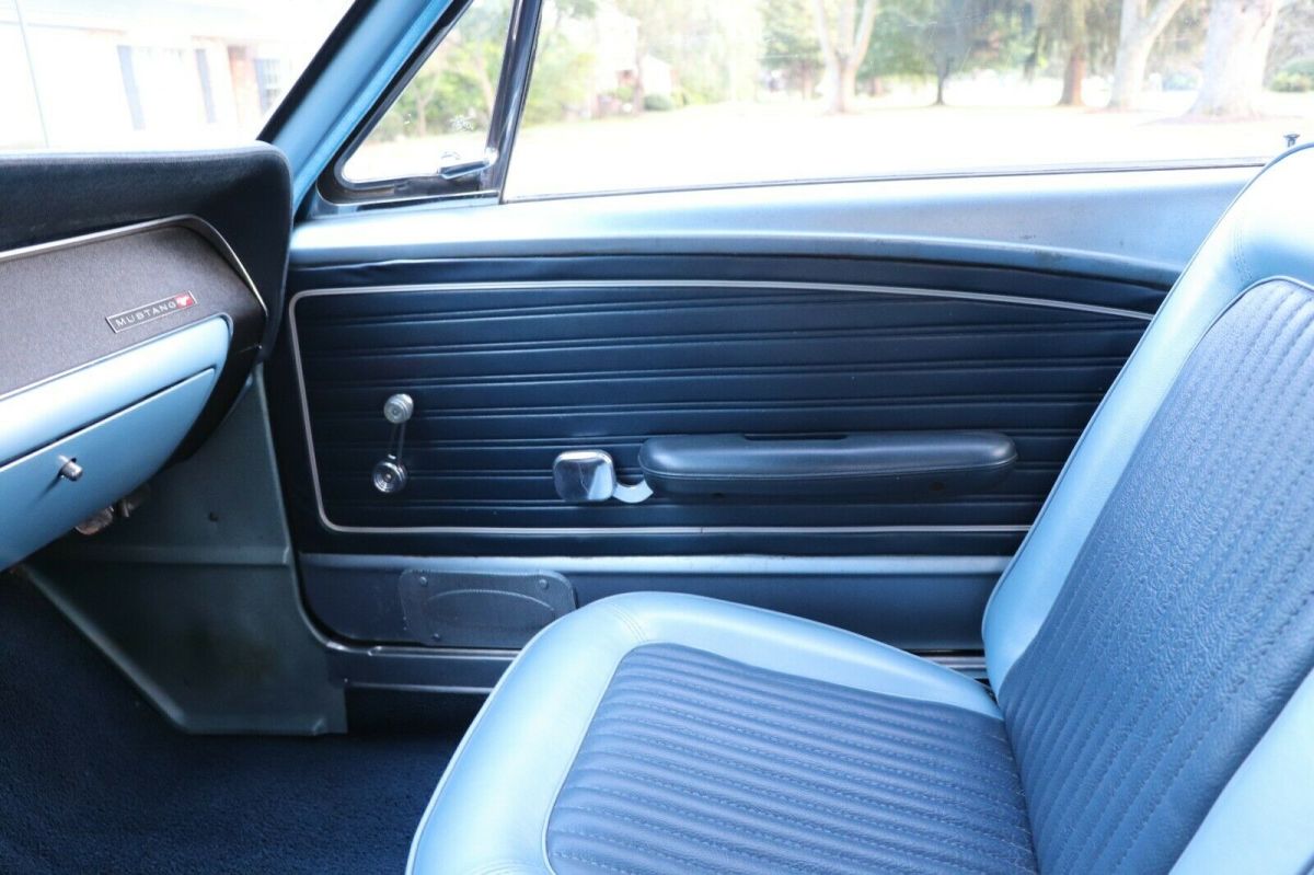 1968 Acapulco Blue Ford Mustang