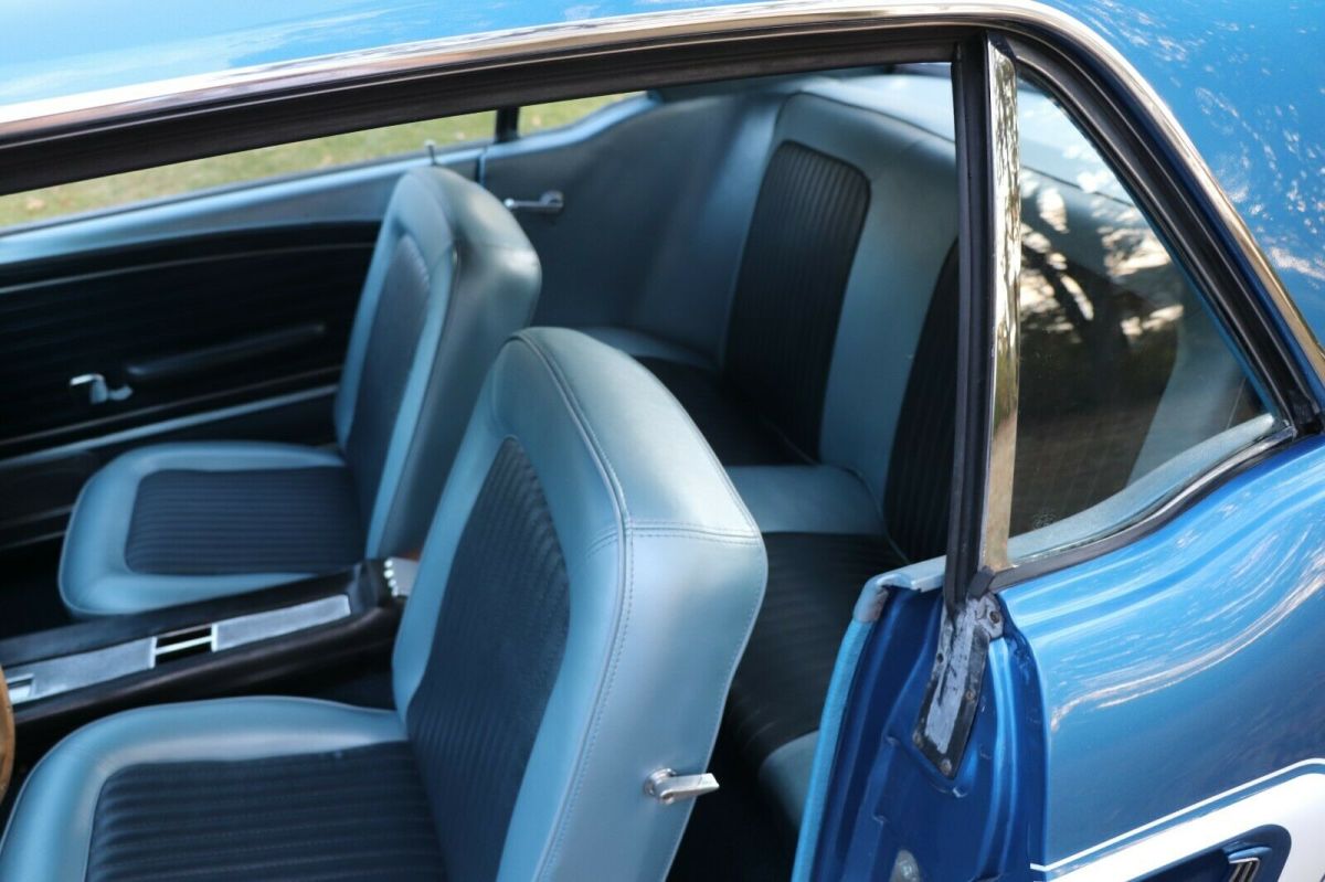 1968 Acapulco Blue Ford Mustang