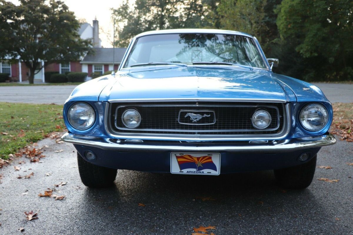 1968 Acapulco Blue Ford Mustang