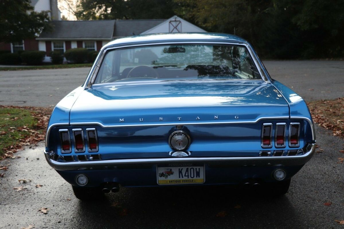 1968 Acapulco Blue Ford Mustang