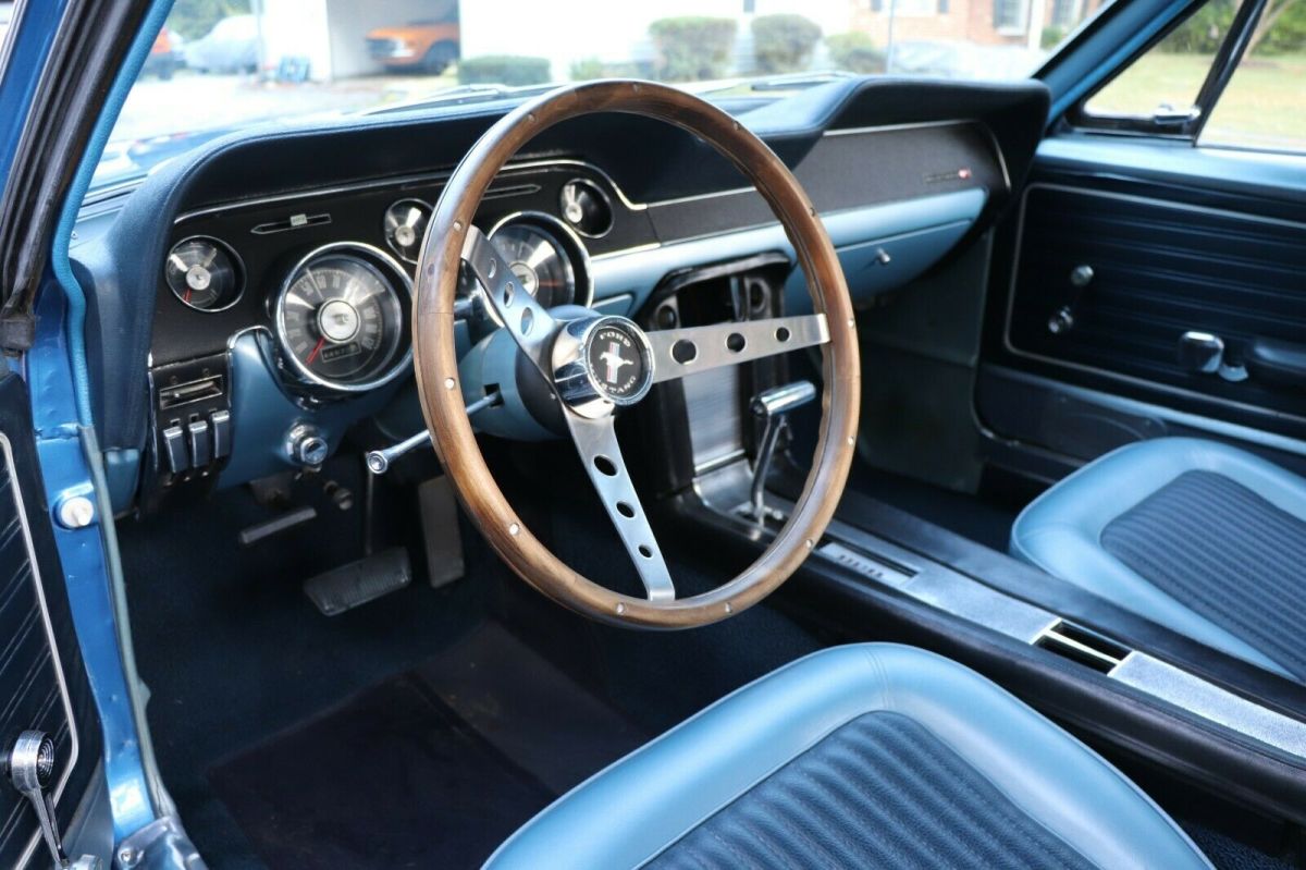 1968 Acapulco Blue Ford Mustang