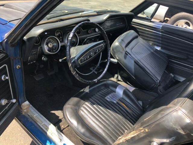 1968 Blue Ford Mustang Fastback