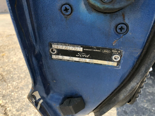 1968 Blue Ford Mustang Fastback