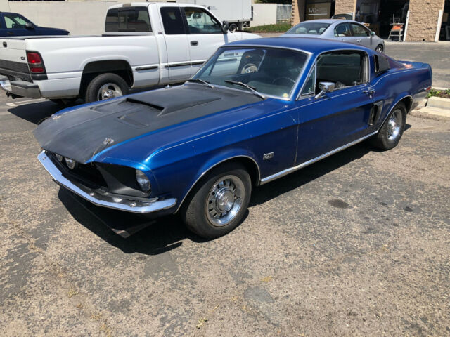 1968 Blue Ford Mustang Fastback