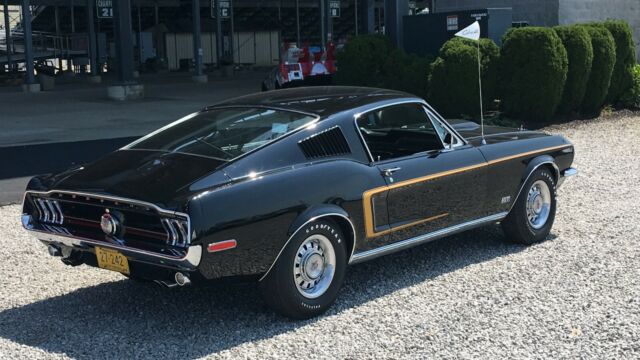 1968 Black Ford Mustang Fastback