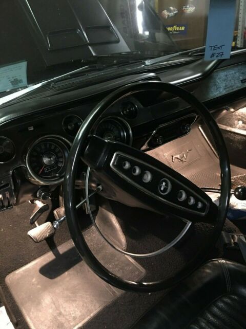 1968 Black Ford Mustang Fastback
