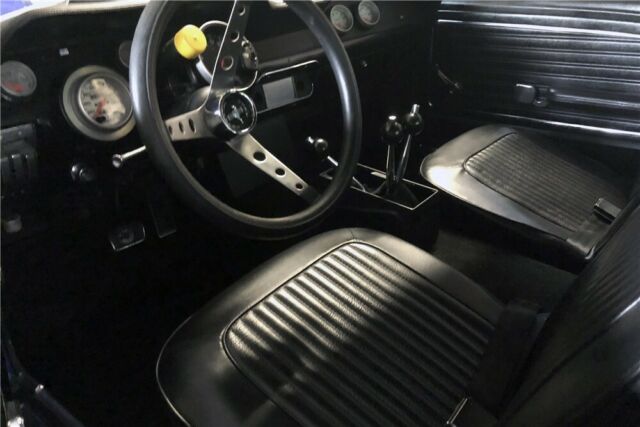 1968 Blue Ford Mustang