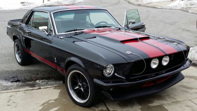 1968 Black Ford Mustang
