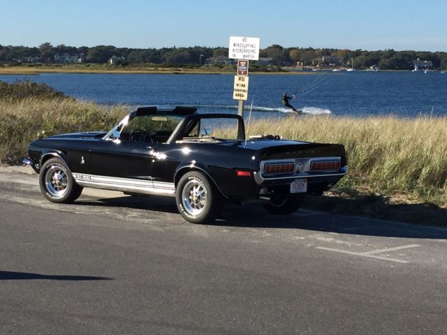 1968 Black Ford Mustang Convertible
