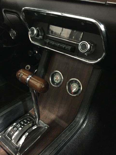 1968 Black Ford Mustang Convertible