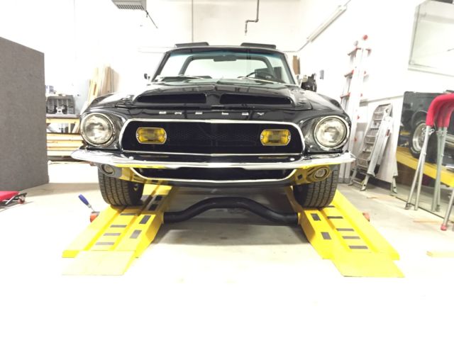 1968 Black Ford Mustang Convertible