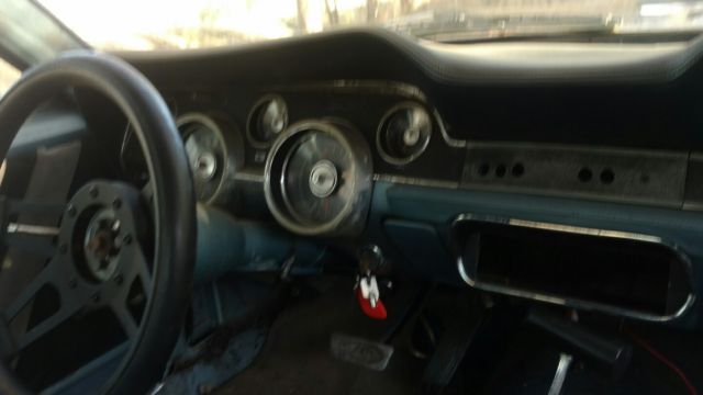 1968 Blue Ford Mustang Coupe
