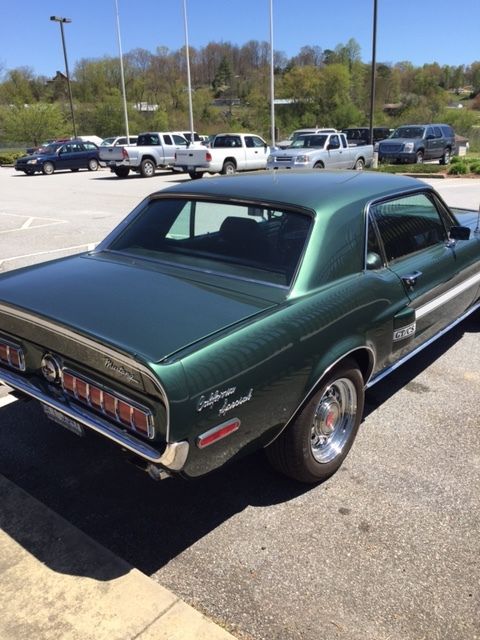 1968 Highland Green Ford Mustang Coupe