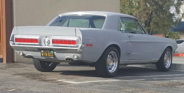 1968 Gray Ford Mustang Coupe
