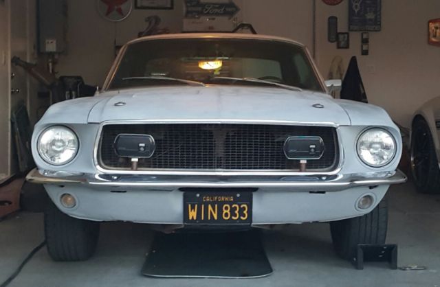 1968 Gray Ford Mustang Coupe