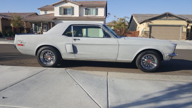 1968 Gray Ford Mustang Coupe