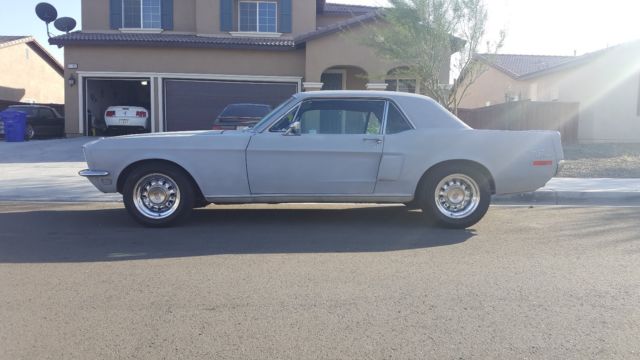 1968 Gray Ford Mustang Coupe