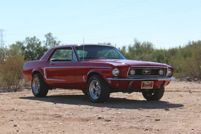 1968 Red Ford Mustang Coupe