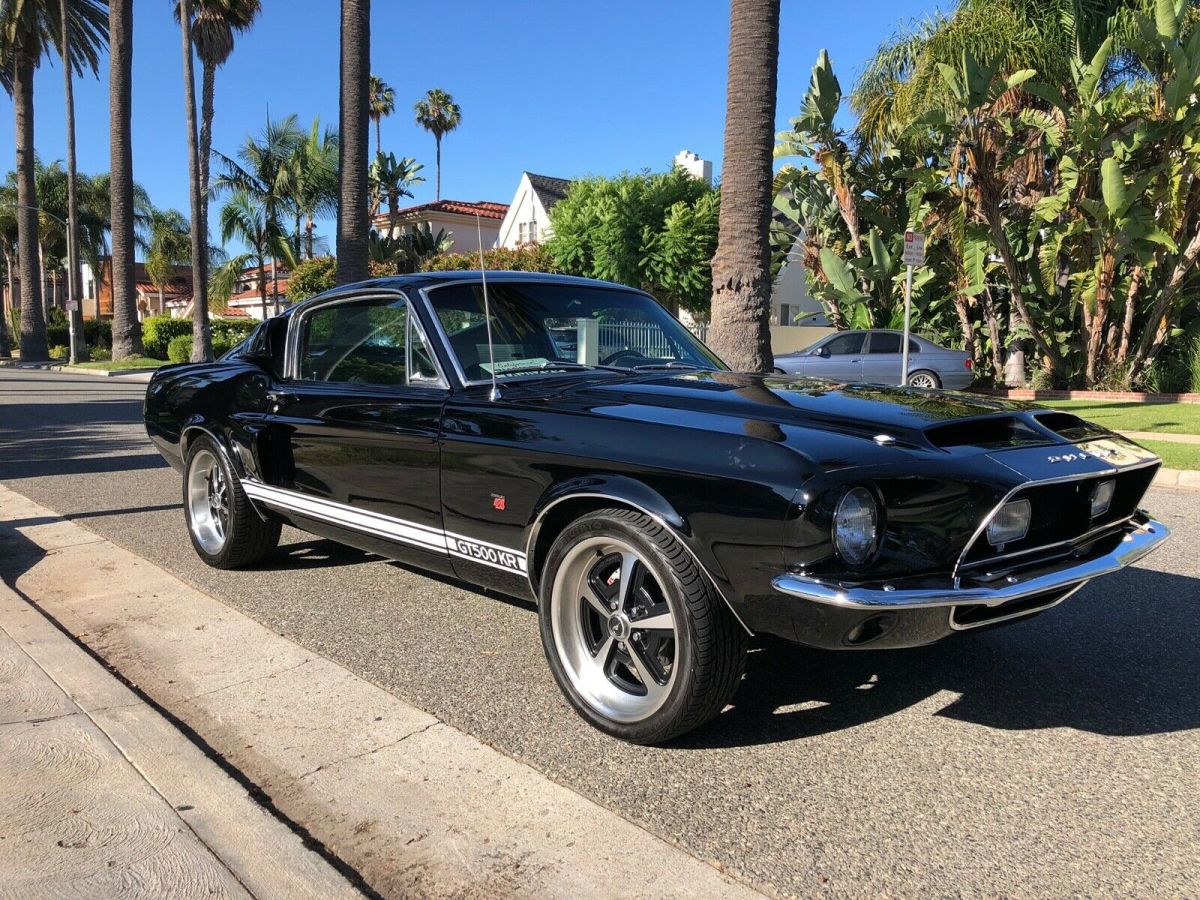 1968 Black Ford Mustang Fastback