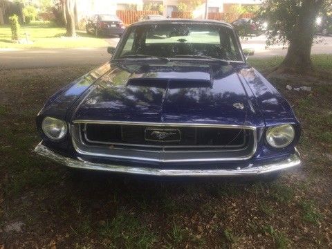 1968 Blue Ford Mustang Coupe