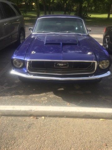 1968 Blue Ford Mustang Coupe