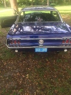 1968 Blue Ford Mustang Coupe