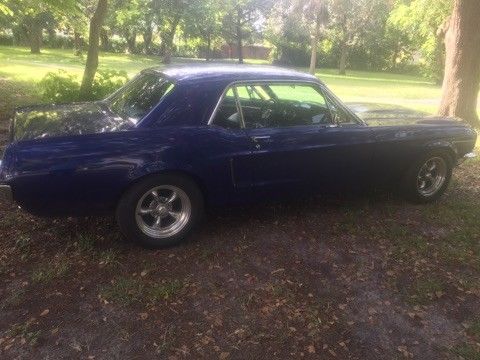 1968 Blue Ford Mustang Coupe