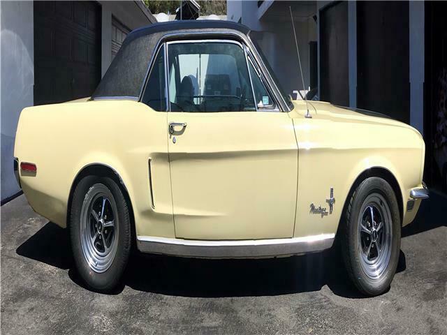 1968 Yellow Ford Mustang Coupe