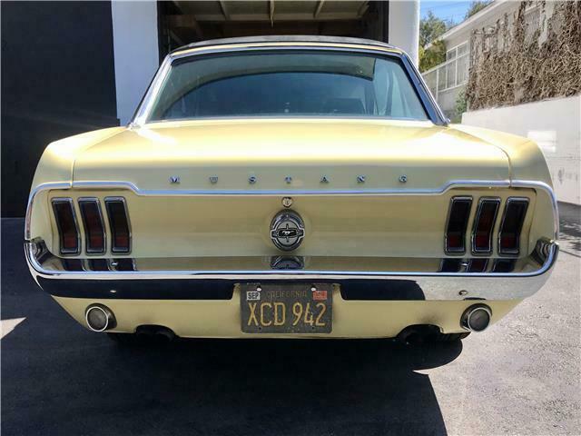 1968 Yellow Ford Mustang Coupe