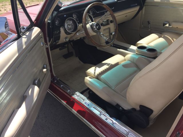 1968 Red Ford Mustang Coupe