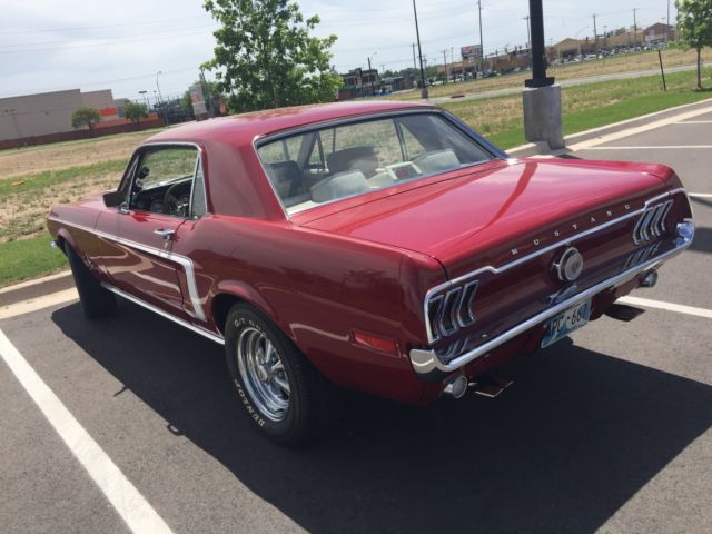 1968 Red Ford Mustang Coupe