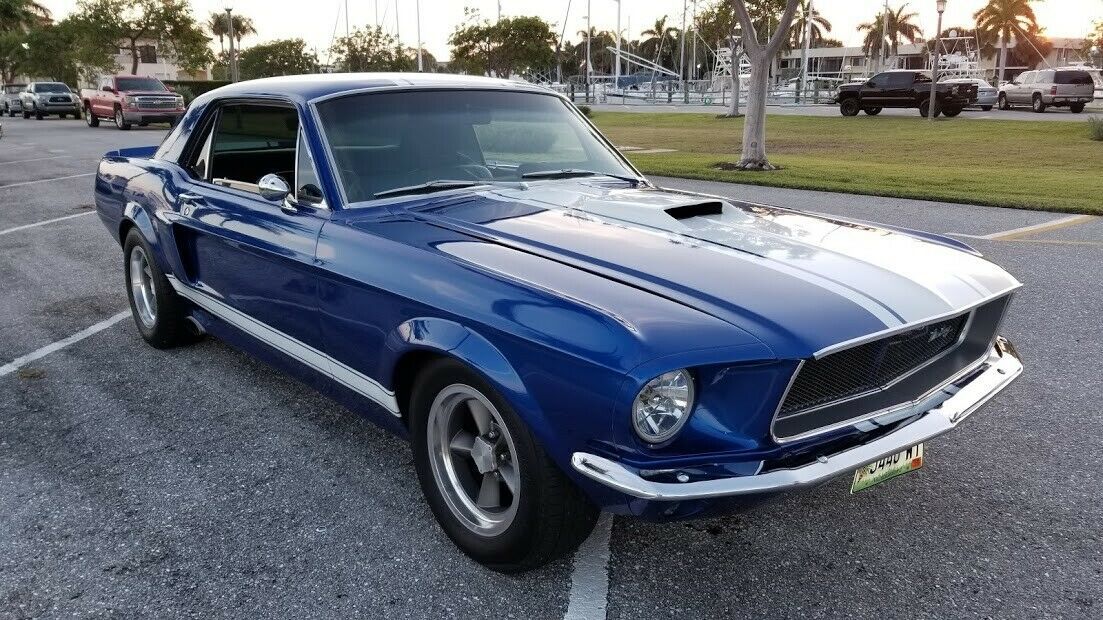 1968 Blue Ford Mustang 2DOOR