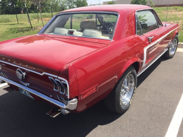 1968 Red Ford Mustang Coupe