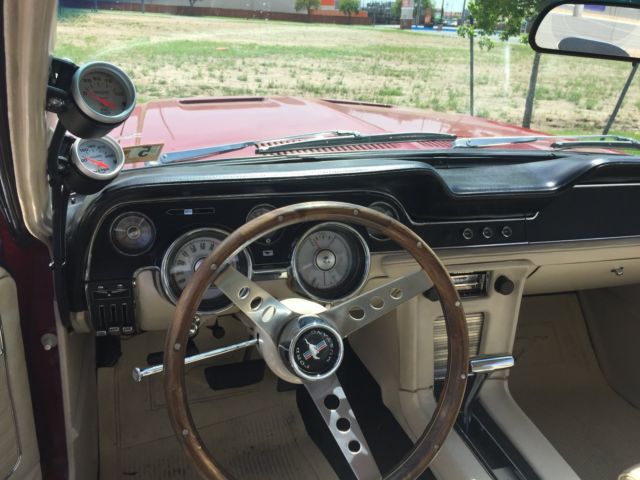 1968 Red Ford Mustang Coupe
