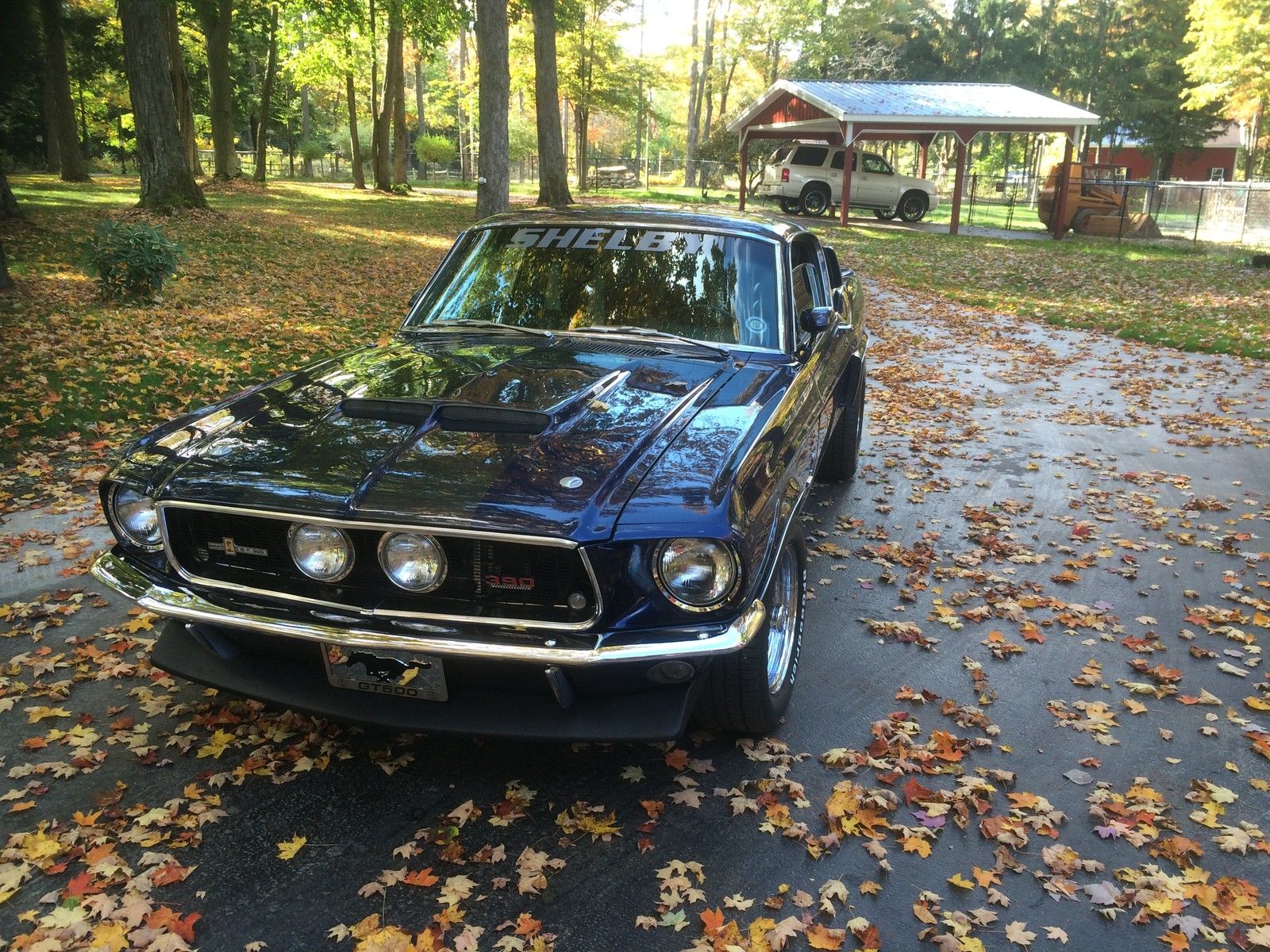 1968 Blue Ford Mustang Coupe