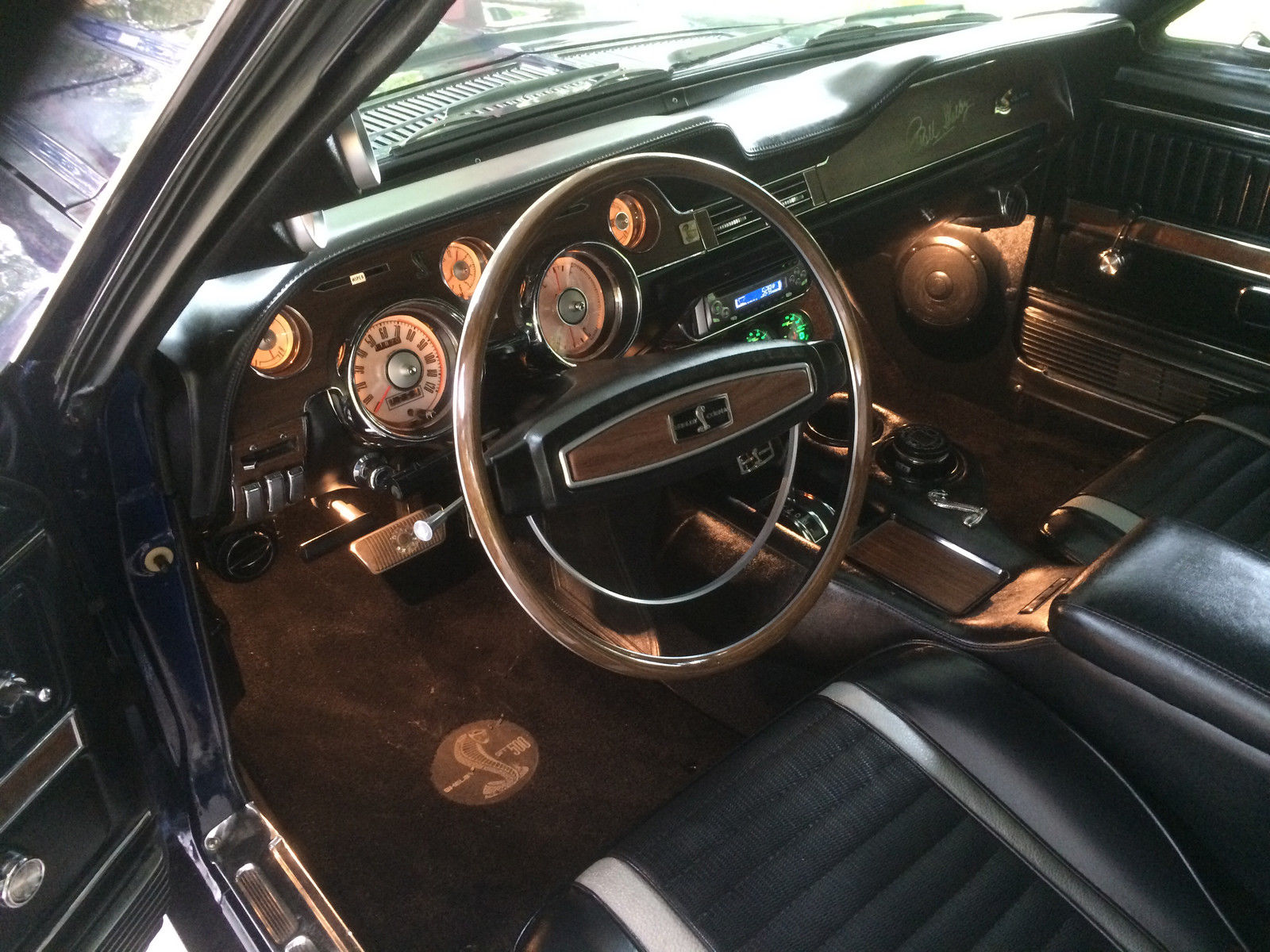 1968 Blue Ford Mustang Coupe